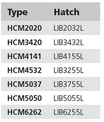 VETUS Hatch trim / mosquito screen for Libero type 62, radius 55 mm HCM6262