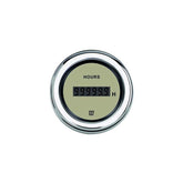 VETUS Hour counter, cream, 12/24 V cut-out size Ø 52 mm HOURCN