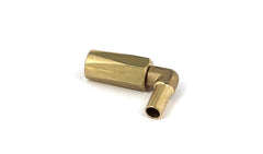 VETUS 90 degree brass elbow connector set for nylon hose (2x) HS1037MS