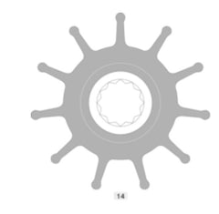 JOHNSON IMPELLER NITRILE 09-819B -9