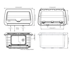 ScanStrut Wireless Ph-Charger CoveLED 3Coil 15W