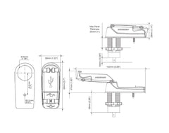 ScanStrut ROKK ChargePro USB-A & USB-C Socket