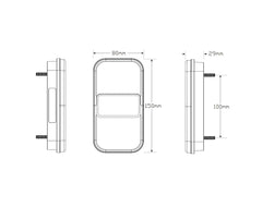 Trailer Light LED Kit 149 Series 10m Harness