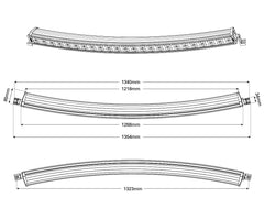 LED Light Bar 50 Curved NEW