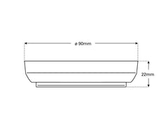 DLight TIM WW LED SS Trim SMount 2w