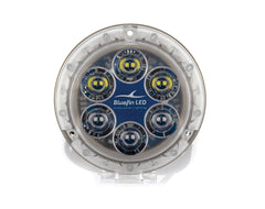Piranha P12 White/Blue Al Base 12/24v