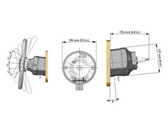 X52 Tilt Mount Kit for Tilt Helms