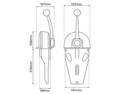 Control Top Mnt B103 Sgle Lvr