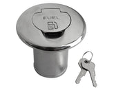 Deck Filler Lockable w/Key S/S Fuel 50mm