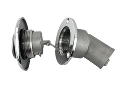 Deck Filler Angled Lockable S/S Fuel 38mm