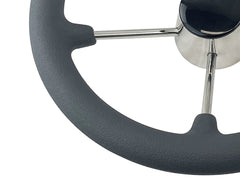 Steering Wheel S/S 343mm Grey