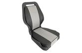Seat Moulded with Light-Gry/Dk-Gry Cushion