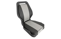 Seat Moulded with Light-Gry/Dk-Gry Cushion