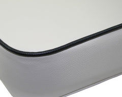 Seat Jump Seat Flip-Up OffWht/Blk Piping