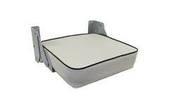 Seat Jump Seat Flip-Up OffWht/Blk Piping