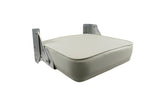 Seat Jump Seat Flip-Up w/Polished Hinge White