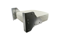 Seat Jump Seat Flip-Up w/Polished Hinge White