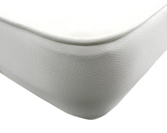 Seat Jump Seat Flip-Up w/Polished Hinge White