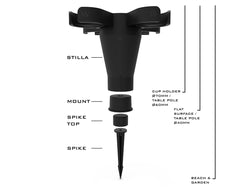 STILLA Cup & Bottle Holder w/Spike