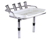 Bait Board S/S & 4xRod Holders