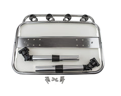 Bait Board S/S & 4xRod Holders