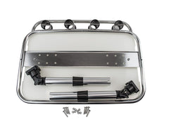 Bait Board S/S & 4xRod Holders
