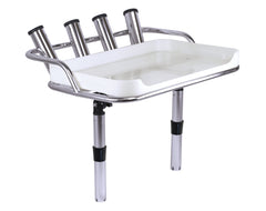 Bait Board S/S & 4xRod Holders