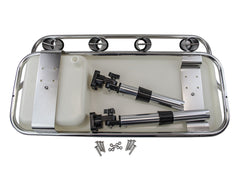 Bait Board S/S w/Sink & Holders