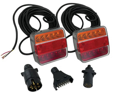 Trailer Light LED Sub Set 8mtr & 3xPlugs
