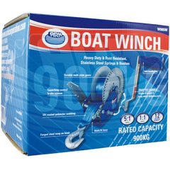 Trailer Winch 5:1/1:1 900kg 7.5m Strap