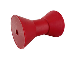 Super Keel Roller Soft Red Poly 150x90mm x 17mm Bore