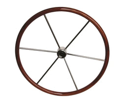 VETUS Steering wheel with mahogany rim, type KW81, Ø 810 mm KW81