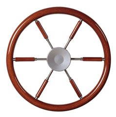 VETUS Steering wheel with mahogany rim and spokes, type KWL55, Ø 550 mm KWL55