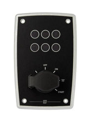 VETUS Aluminium engine panel type MPA10, 12 V, black MPA10