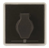 VETUS V-CAN key switch panel for electric propulsion, switched power supply, 12V, black MPE1KB