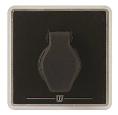 VETUS V-CAN key switch panel for electric propulsion, switched power supply, 12V, black MPE1KB