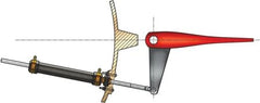 VETUS Cylinder type MTC72SL for transom hung rudders MTC7210SL