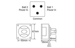 Battery Master Stch Rotary 4Pos