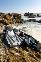 Rotto Adult Mask, Fin and Snorkel Set - Grey