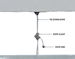 OceanSouth Rib Boat Towing Cover 8.8 - 9.1m