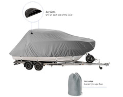 OceanSouth Pilot Cruiser Boat Cover Gry 9.0-10.0m