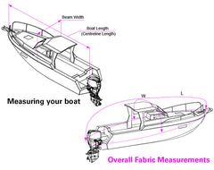 OceanSouth Pilot Cruiser Boat Cover Blk 5.5-6.0m