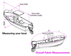 T-Top Boat Cover 6.2 - 6.5m