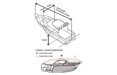 OceanSouth Universal Storage Cover Extra Large 5.4m-6.4m