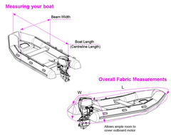 OceanSouth Inflatable Storage & Towing Cover 2.3m - 2.6m