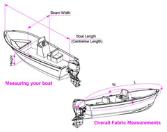 OceanSouth Side Console Storage & Towing Cover 5.0m -5.3m