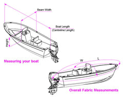 OceanSouth Centre Console Storage & Towing Cover 4.7m - 5.0m