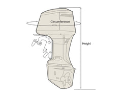 OceanSouth Full Outboard Cover 200-300hp