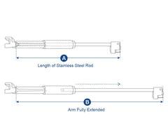 Hatch Arm Assy for N1139-10 Round Hatch