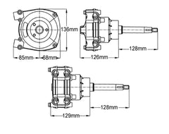 Helm T74NRFC Anti-Feedback Dual Cable